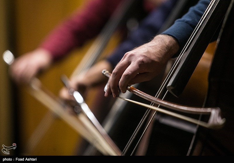 تمرین ارکستر ملی "شب موسیقی آذربایجان"