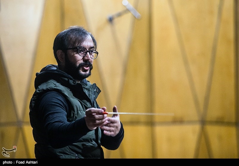 تمرین ارکستر ملی "شب موسیقی آذربایجان"