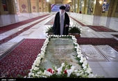 Ayatollah Khamenei Pays Homage to Founder of Islamic Republic