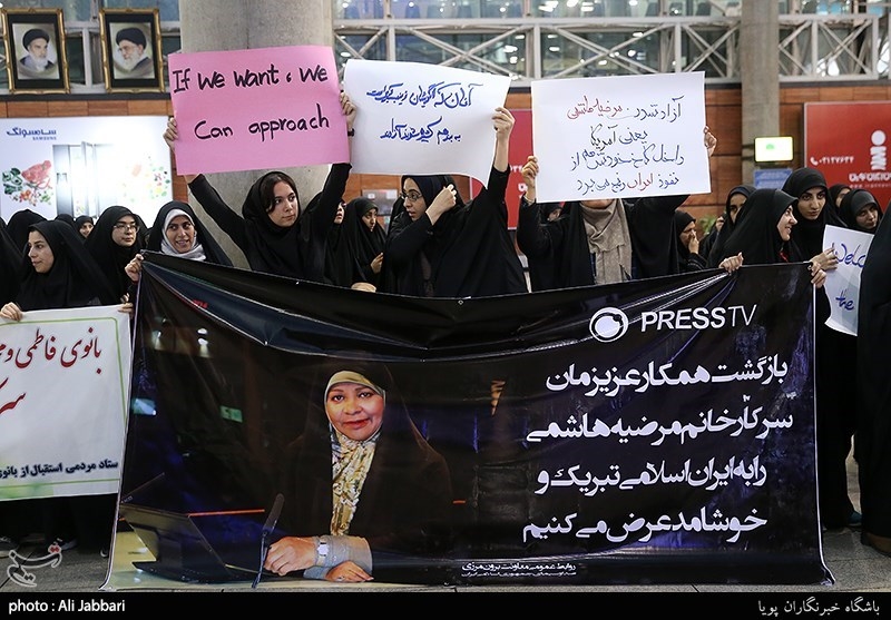 مرضیه هاشمی به ایران بازگشت