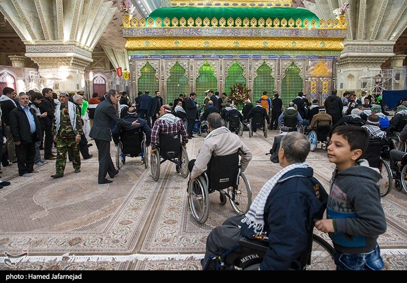 تجدید میثاق جانبازان قطع نخاعی با امام و شهدا