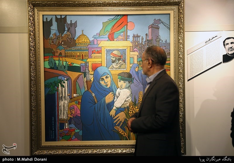 افتتاح نمایشگاه 40 سال نقش‌آفرینی