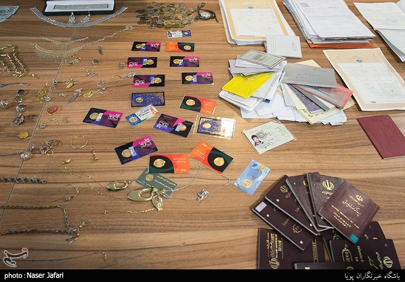 اموال مشکوفه از سارق مسلح