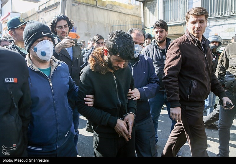 بازسازی صحنه جرم یکی از اراذل و اوباش محله شوش