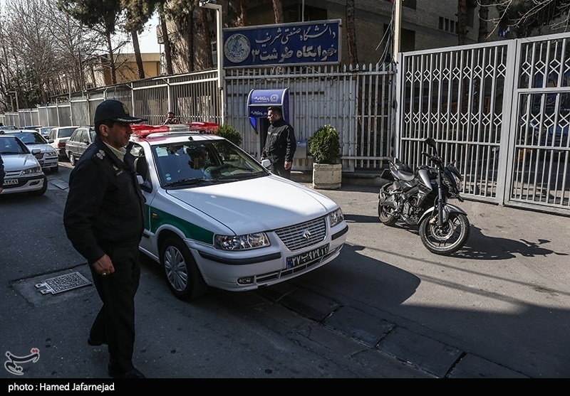 پاکسازی معابر اطراف دانشگاه شریف از معتادان متجاهر