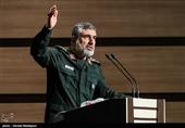 سخنرانی سردار امیرعلی حاجی‌زاده فرمانده نیروی هوافضای سپاه در چهارمین جشنواره سلمان فارسی