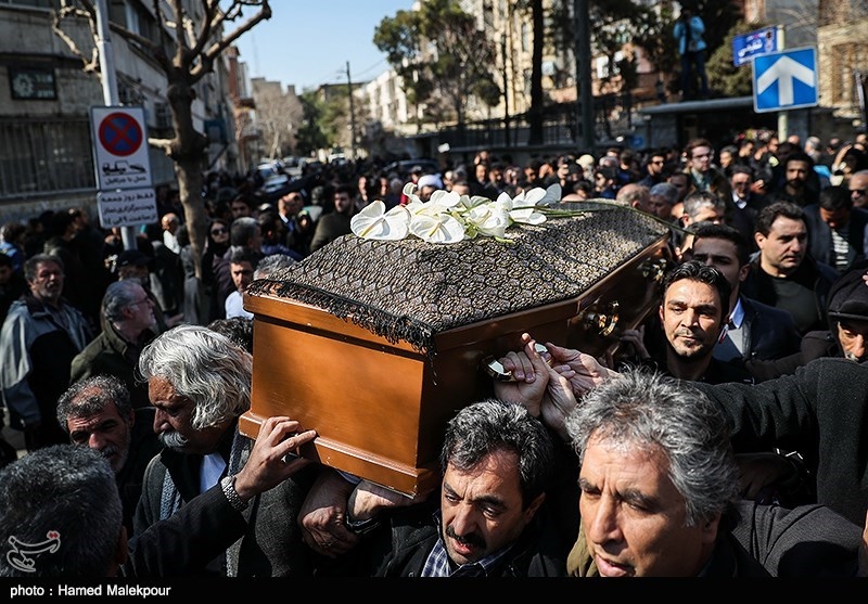 مراسم تشییع پیکر زنده‌یاد خشایار الوند