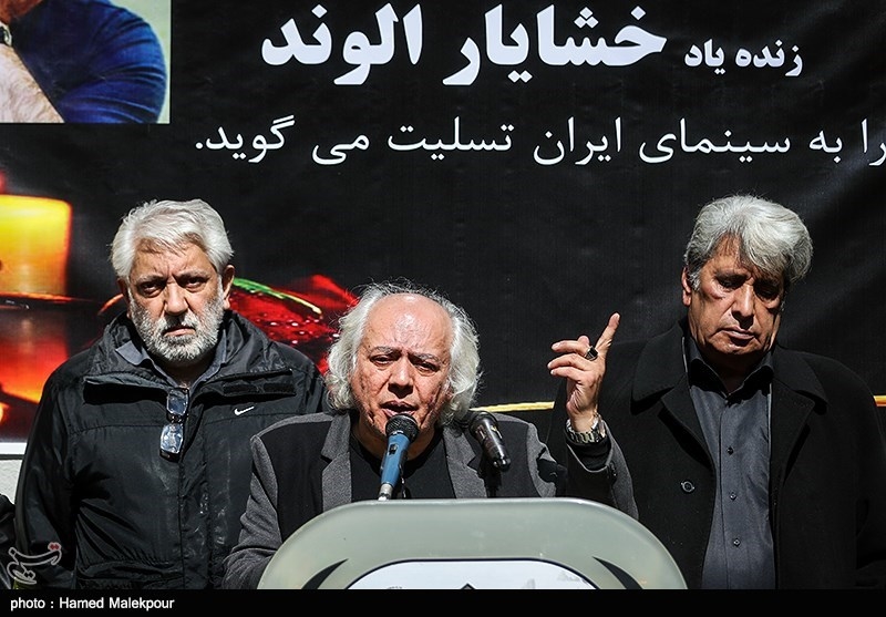 مراسم تشییع پیکر زنده‌یاد خشایار الوند