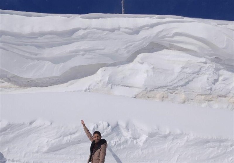 ارتفاع برف در همدان به 30 سانتی‌متر رسید
