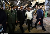 بازدید اسحاق جهانگیری معاون اول رئیس جمهور و امیر سرتیپ حاتمی وزیر دفاع از مجتمع شهید عارفی بزرگترین واحد صنعتی و معدنی مکانیزه تولید سرب کشور