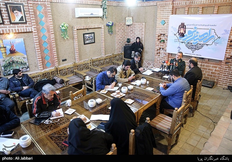 نشست خبری فرمانده قرارگاه مرکزی راهیان نور سپاه و بسیج سردار سلیمانی