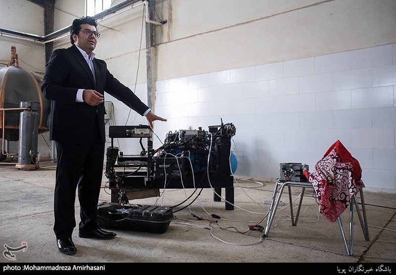 رونمایی از موتور خودروی آب سوز