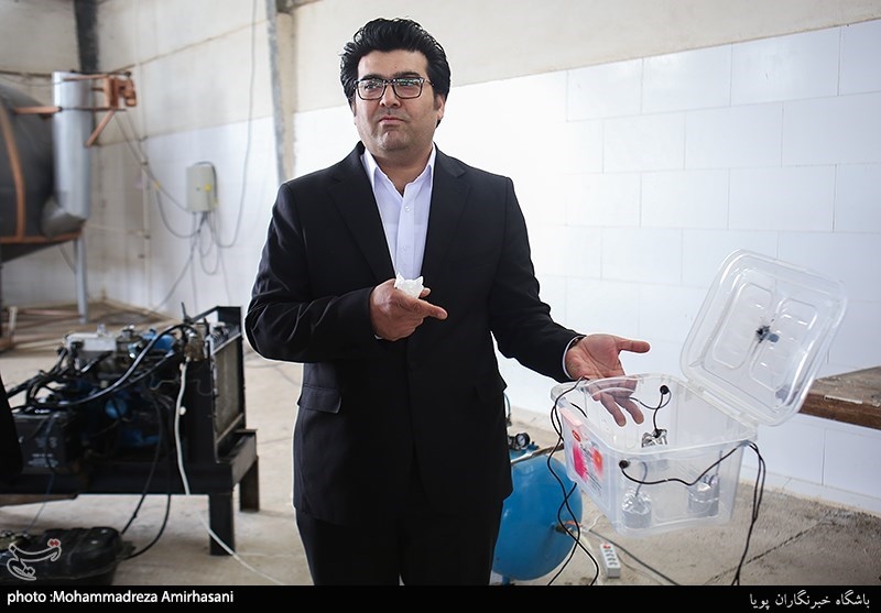 رونمایی از موتور خودروی آب سوز