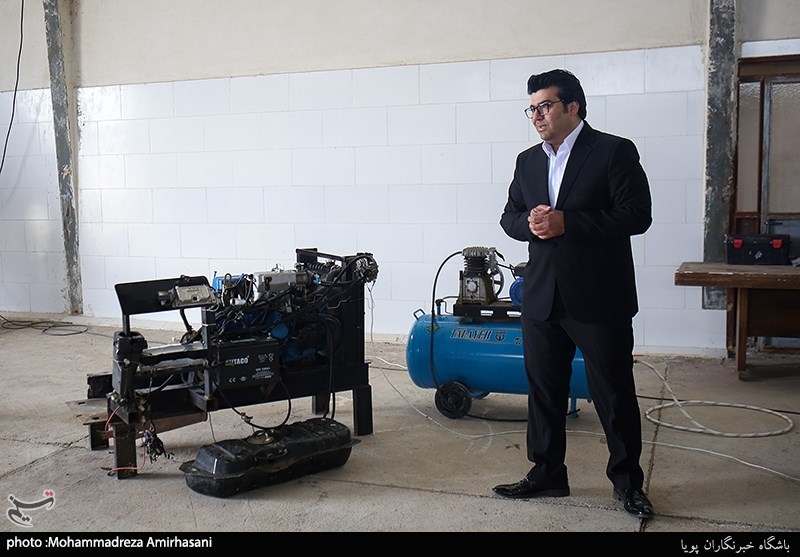 رونمایی از موتور خودروی آب سوز