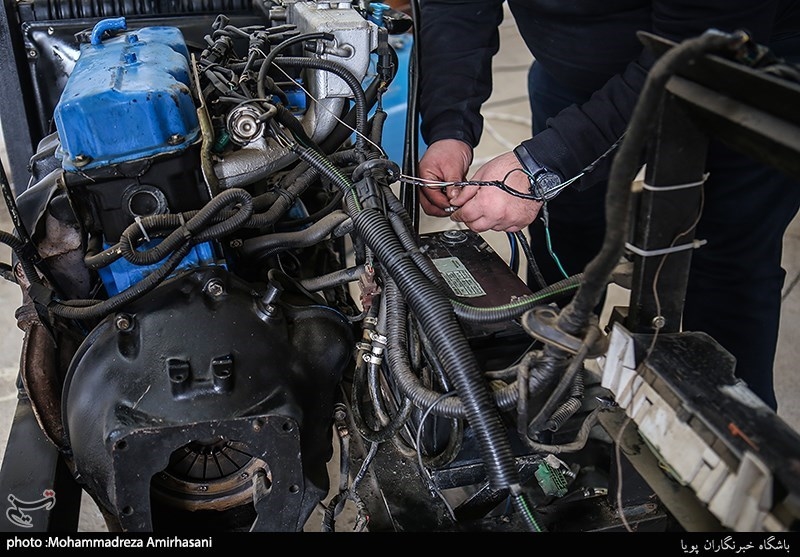 رونمایی از موتور خودروی آب سوز