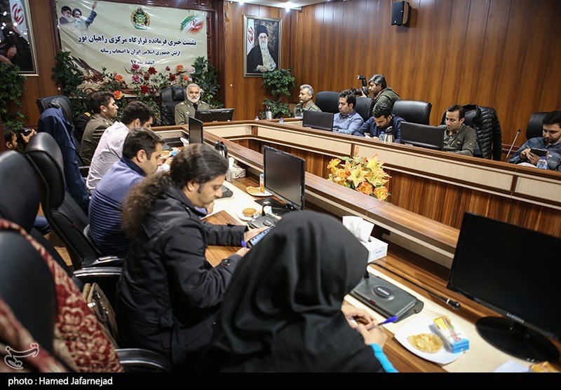 نشست خبری امیرحسین صیفی فرمانده قرارگاه مرکزی راهیان نور ارتش جمهوری اسلامی