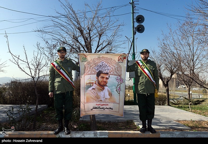 مراسم تشییع شهید حسین جوینده