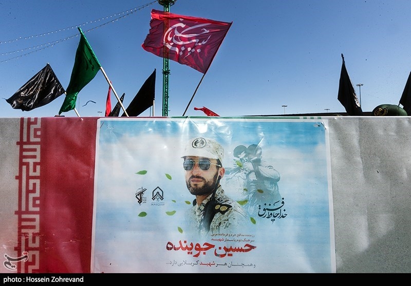 مراسم تشییع شهید حسین جوینده