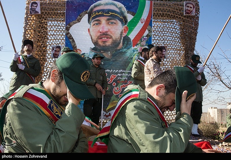 مراسم تشییع شهید حسین جوینده