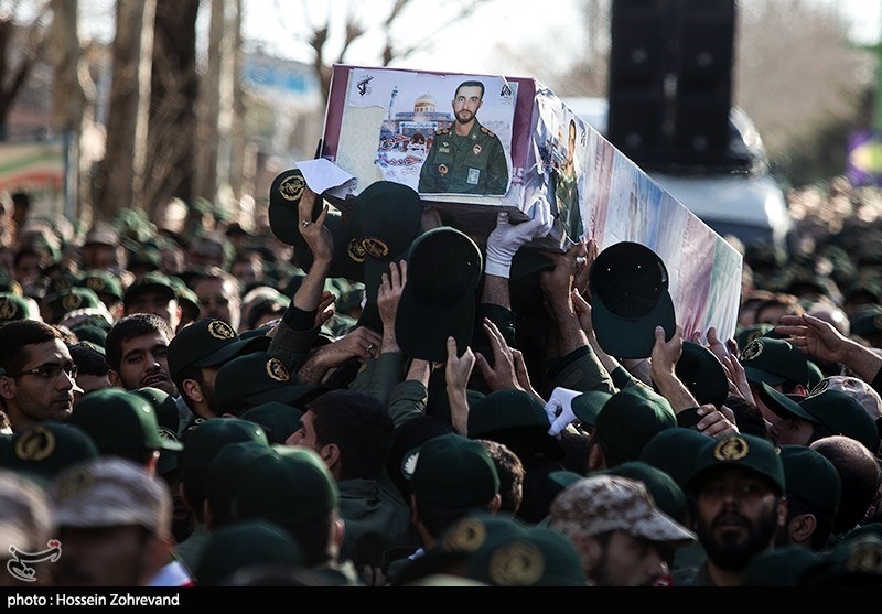 مراسم تشییع شهید حسین جوینده