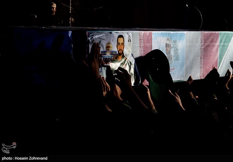 مراسم تشییع شهید حسین جوینده