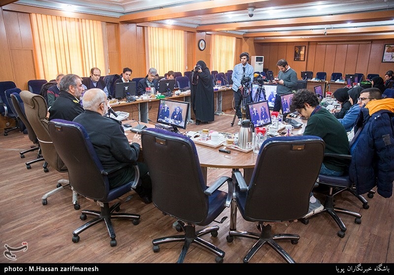 نشست خبری سردار عباسعلی محمدیان فرمانده نیروی انتظامی استان البرز