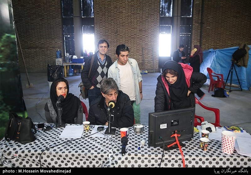 پشت صحنه برنامه تلویزیونی دهکده کوهستانی