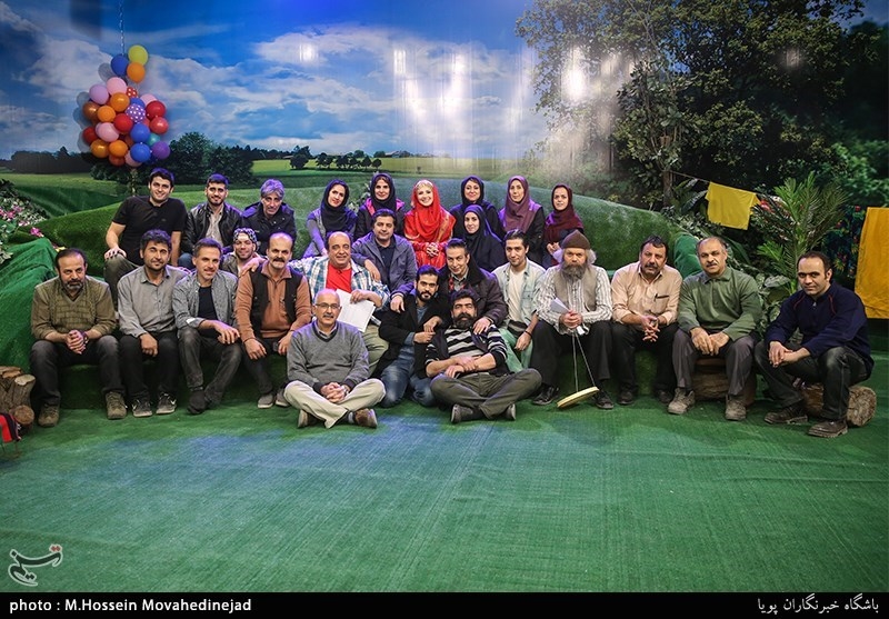 پشت صحنه برنامه تلویزیونی دهکده کوهستانی