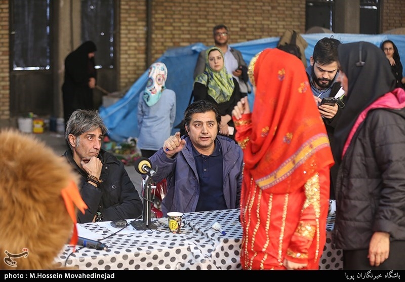 پشت صحنه برنامه تلویزیونی دهکده کوهستانی