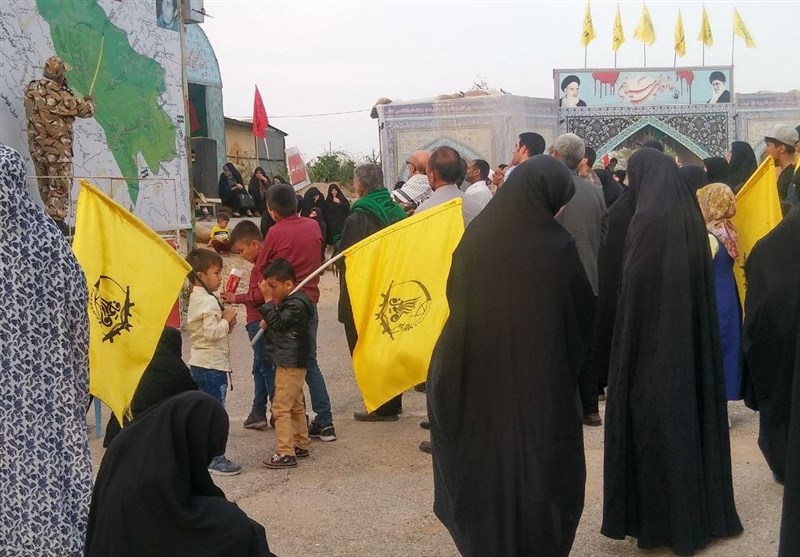 خانواده شهدای فاطمیون در راهیان نور