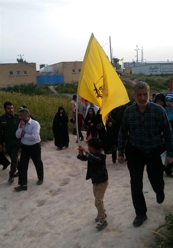 خانواده شهدای فاطمیون در راهیان نور