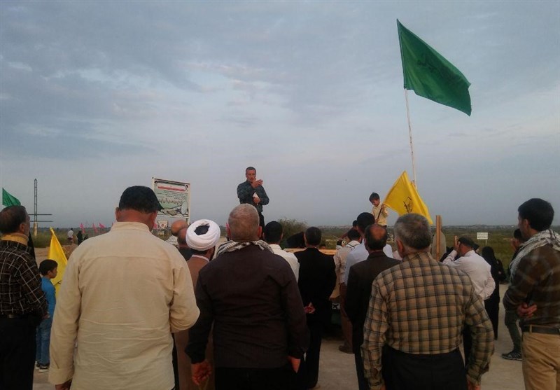 خانواده شهدای فاطمیون در راهیان نور