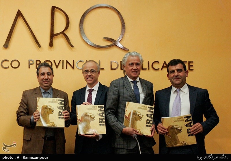 کنفرانس خبری افتتاح نمایشگاه ایران مهد تمدنها در الیکانته اسپانیا