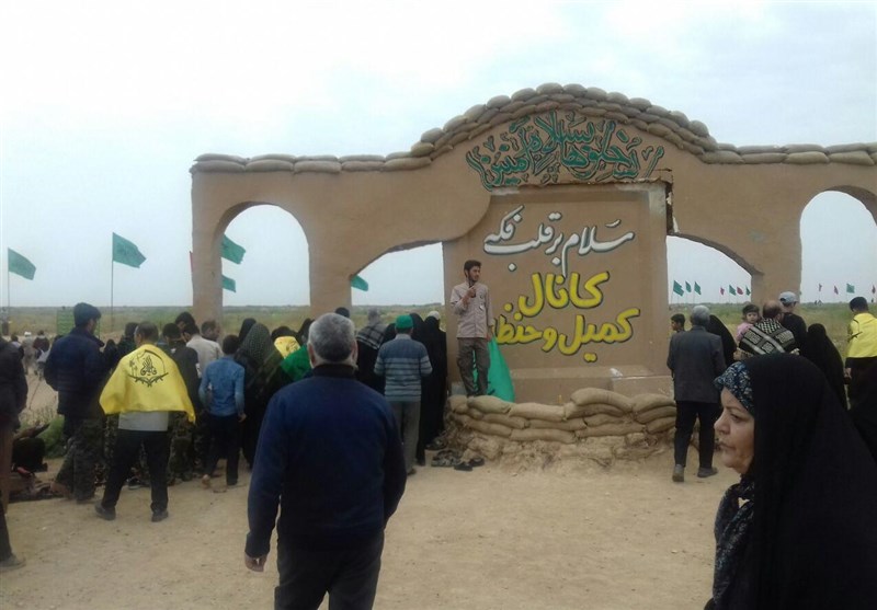 خانواده شهدای فاطمیون در راهیان نور