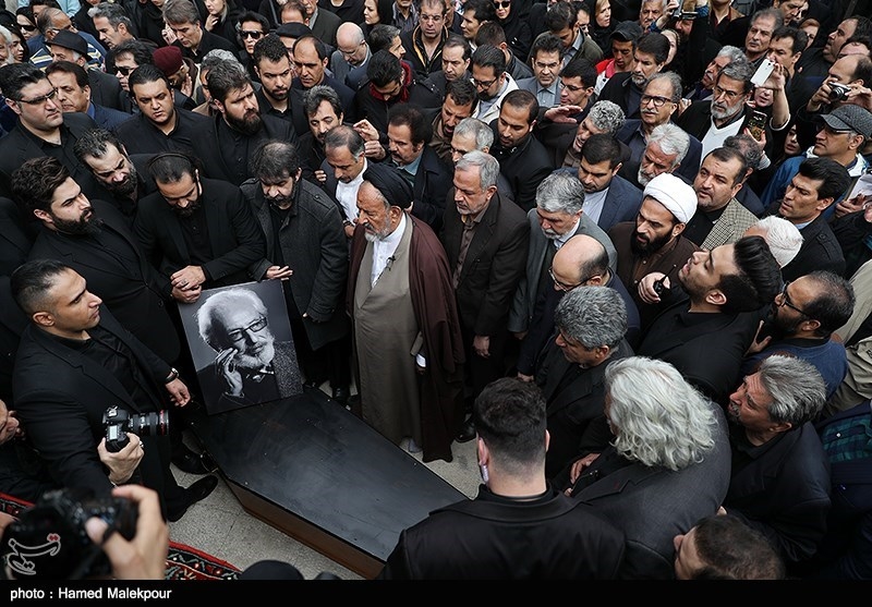 مراسم تشییع زنده‌یاد جمشید مشایخی