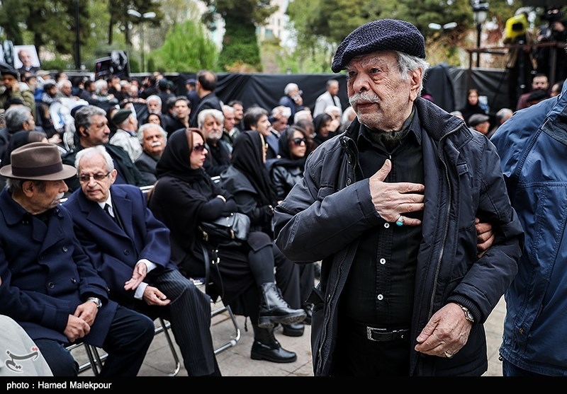 مراسم تشییع زنده‌یاد جمشید مشایخی