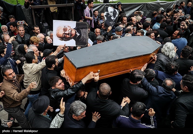 مراسم تشییع زنده‌یاد جمشید مشایخی