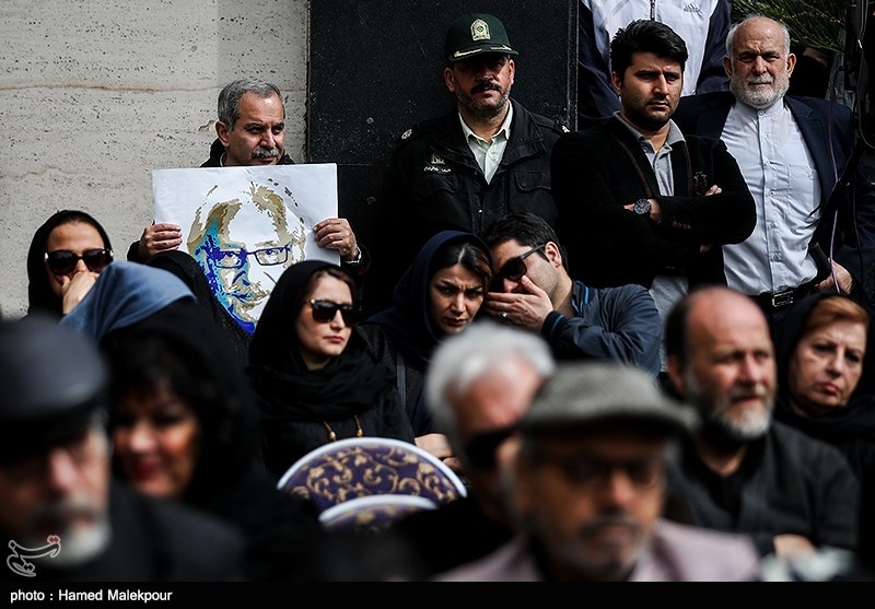 مراسم تشییع زنده‌یاد جمشید مشایخی