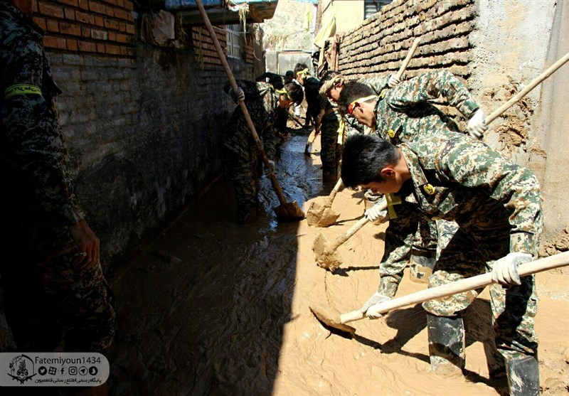 فاطمیون و کمک به سیل زدگان