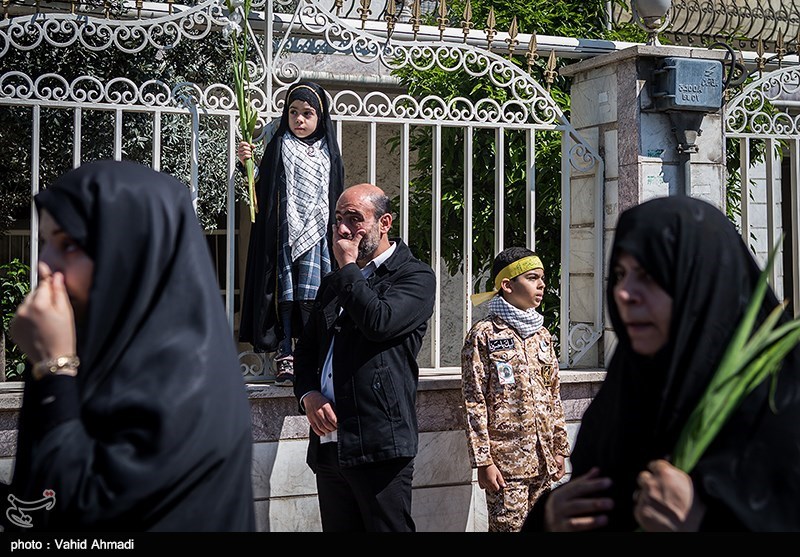 تشییع پیکر شهید مدافع حرم مجید قربانخانی