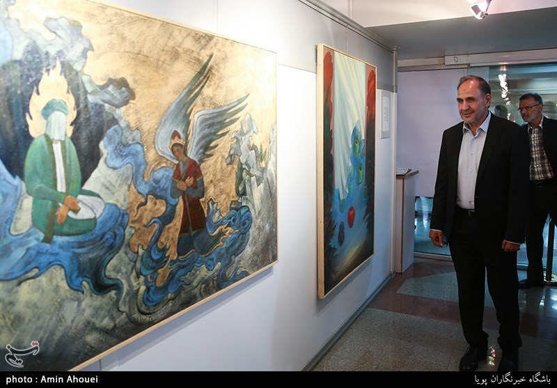 افتتاح نمایشگاه  (درنگ در سکوت)