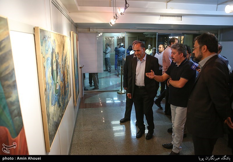 افتتاح نمایشگاه  (درنگ در سکوت)