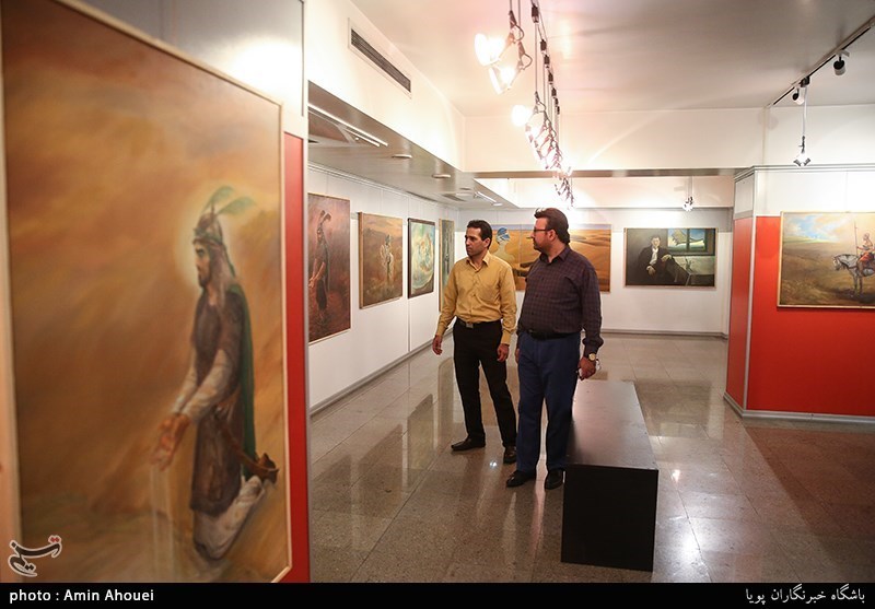 افتتاح نمایشگاه  (درنگ در سکوت)