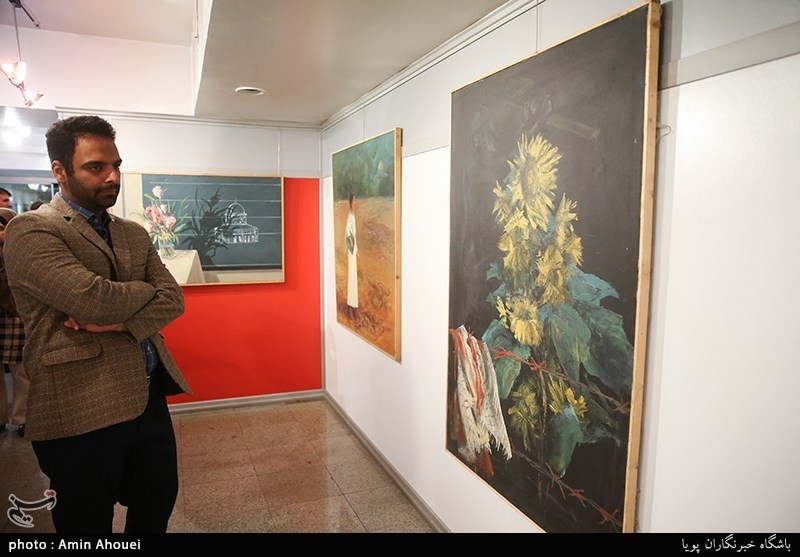 افتتاح نمایشگاه  (درنگ در سکوت)