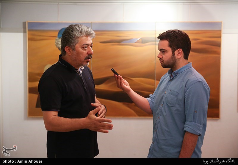 افتتاح نمایشگاه  (درنگ در سکوت)