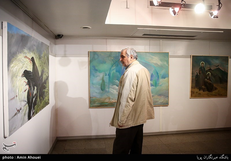 افتتاح نمایشگاه  (درنگ در سکوت)