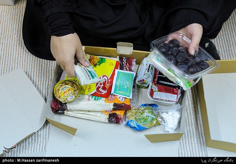 بسته بندی افطاری امام حسنی ها