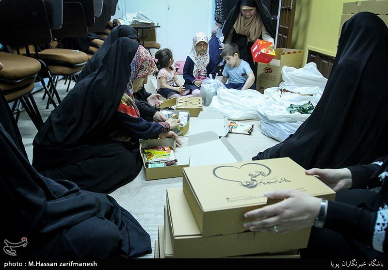 بسته بندی افطاری امام حسنی ها