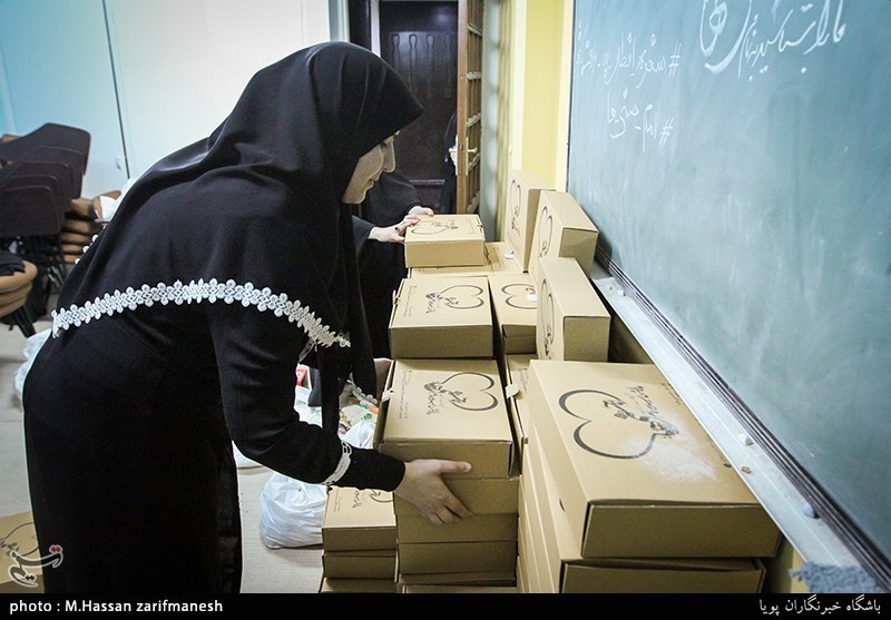 بسته بندی افطاری امام حسنی ها