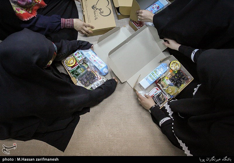 بسته بندی افطاری امام حسنی ها